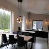 QUU Chandelier L Black