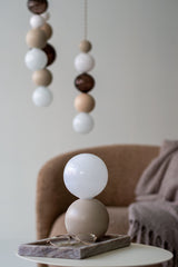 QUU Pöytävalaisin Beige