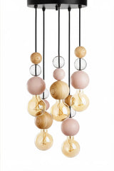 Quu Chandelier XL Rosa