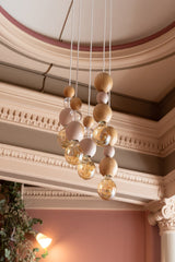 Quu Chandelier XL Rosa