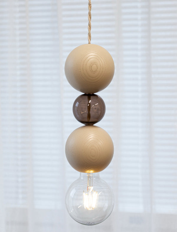 Preloved, Single pendant light L beige