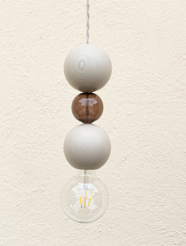 Preloved, Single pendant light L beige