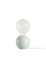Round light Green tablelamp 