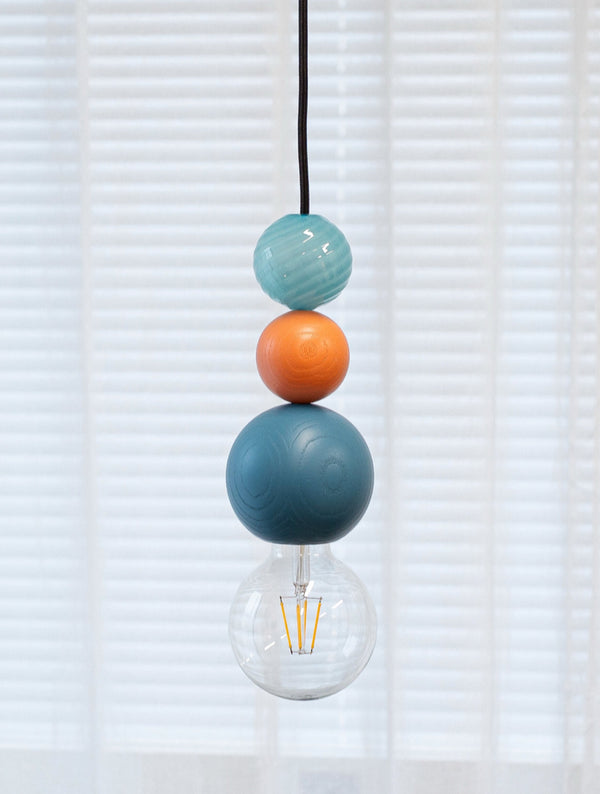 Preloved Single pendant light L Blue